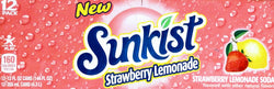 Sunkist Strawberry Lemonade Soda